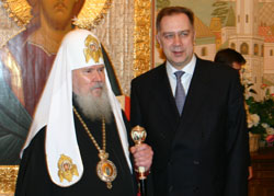 В Храме Христа Спасителя состоялась церемония поздравления Предстоятеля Русской Православной Церкви с Днем тезоименитства. Фото Службы коммуникации ОВЦС МП.Официальный сайт Русской Православной Церквиhttp://www.mospat.ru