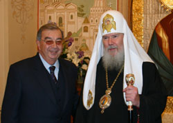 В Храме Христа Спасителя состоялась церемония поздравления Предстоятеля Русской Православной Церкви с Днем тезоименитства. Фото Службы коммуникации ОВЦС МП.Официальный сайт Русской Православной Церквиhttp://www.mospat.ru