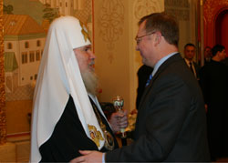 В Храме Христа Спасителя состоялась церемония поздравления Предстоятеля Русской Православной Церкви с Днем тезоименитства. Фото Службы коммуникации ОВЦС МП.Официальный сайт Русской Православной Церквиhttp://www.mospat.ru