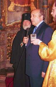 Министр иностранных дел России И. С. Иванов посетил Свято-Успенский кафедральный собор в Будапеште /