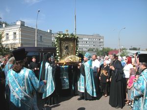 В московский Свято-Данилов монастырь принесена Феодоровская икона Божией Матери/