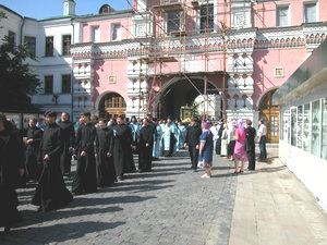 В московский Свято-Данилов монастырь принесена Феодоровская икона Божией Матери/