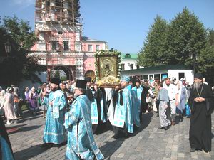 В московский Свято-Данилов монастырь принесена Феодоровская икона Божией Матери/