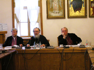 6 октября 2003 года в Отделе внешних церковных связей Московского Патриархата состоялась встреча председателя ОВЦС МП митрополита Смоленского и Калининградского Кирилла с делегацией Евангелической Церкви в Германии. Официальный сайт Русской Православной Церкви /