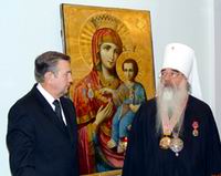 Митрополит Минский и Слуцкий Филарет стал Почетным гражданином белорусской столицы. Фото: Пресс-служба Белорусского Экзархата. /