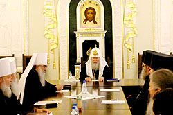 Delegation of the Russian Orthodox Church Outside of Russia Visits Moscow.  Foto: The Official site of the Russian Orthodox Church  http://www.mospat.ru