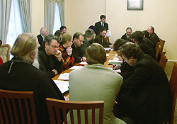 Состоялось заседание оргкомитета Первого фестиваля православных СМИ 'Вера и слово'.Фото Службы коммуникации ОВЦС МПОфициальный сайт Русской Православной Церквиhttp://www.mospat.ru