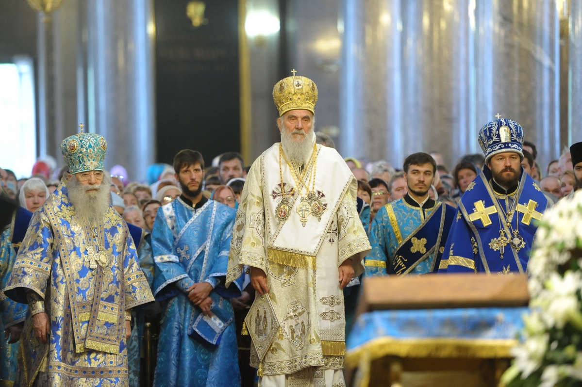Primate Of Serbian Orthodox Church Celebrates Divine Liturgy At The
