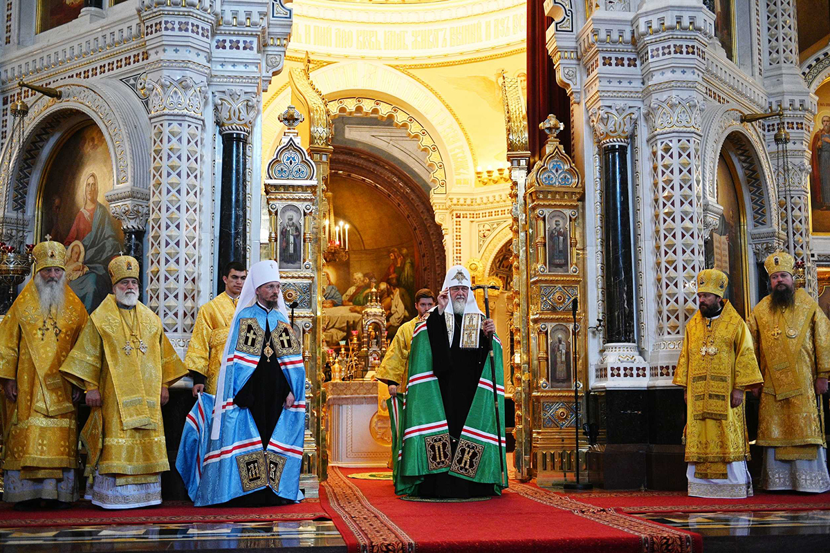 His Holiness Patriarch Kirill elevates Bishop Veniamin, newly elected ...