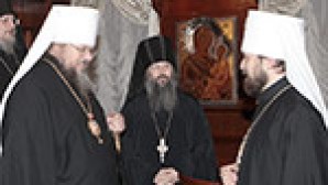 Предстоятель Православной Церкви в Америке посетил Отдел внешних церковных связей Московского Патриархата