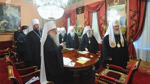 His Holiness Patriarch Kirill presides at the first meeting of the Holy Synod summer session