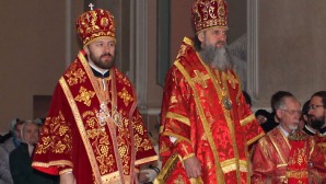 Митрополит Волоколамский Иларион и архиепископ Виленский и Литовский Иннокентий совершили в Вильнюсе Божественную литургию