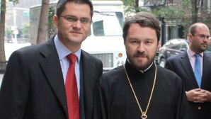 Metropolitano Hilarion de Volokolamsk se reunió con el Presidente  de la 67ª Asamblea General de la ONU Vuk Jerémic