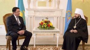 Συνάντηση του Προέδρου του Τμήματος Εξωτερικών Εκκλησιαστικών Σχέσεων με τον Επικεφαλής του Οργανισμού για θέματα θρησκείας της Δημοκρατίας του Καζακστάν