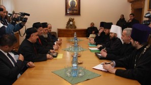 Metropolitan Hilarion meets with Maronite Patriarch Béchara
