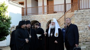 Patriarch Kirill visits Xilourgou hermitage