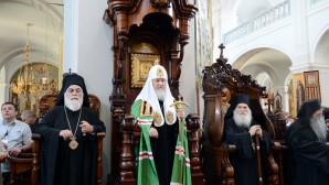 Patriarch Kirill prays at St. Andrew Hermitage on Mount Athos