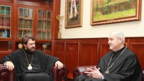 Metropolitan Hilarion meets with President and General Secretary of the Conference of European Churches