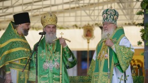 Συλλείτουργο των Προκαθημένων των Ορθοδόξων Εκκλησιών Ρωσίας και Σερβίας την εορτή της ανακομιδής των τιμίων λειψάνων Οσίου Σεργίου του Ραντονέζ