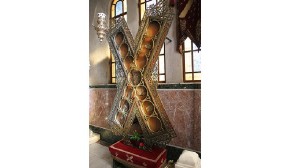 The Cross of St Andrew the First Called to be brought to the Russian Orthodox Church