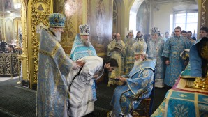 Святейший Патриарх Кирилл совершил иерейскую хиротонию заведующего сектором межрелигиозных контактов ОВЦС диакона Димитрия Сафонова