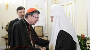 Il cardinal Koch in udienza dal Patriarca