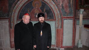 Metropolitan Hilarion of Volokolamsk meets with Cardinal Stanislaw Dziwisz Archbishop of Krakow