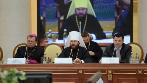 Participants in plenary session of Christian Interconfessional Consultative Committee discuss the problem of orphanhood and crisis of family institution