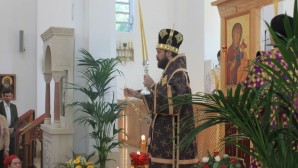 On the Day of Lord’s Entry into Jerusalem, Metropolitan Hilarion celebrates Divine Liturgy in Spanish capital