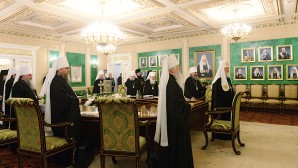 В Даниловом монастыре в Москве началось очередное заседание Священного Синода Русской Православной Церкви