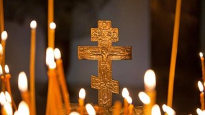 His Holiness Patriarch Kirill lifts up prayer for the repose of soul of Metropolitan Vladimir of Kiev