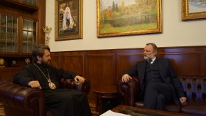 Metropolitan Hilarion meets with Ambassador of Great Britain to Russia