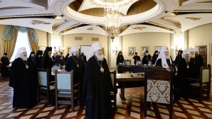 Под председательством Святейшего Патриарха Кирилла началось первое в 2015 году заседание Высшего Церковного Совета Русской Православной Церкви