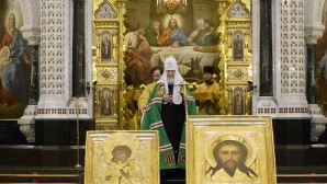 ΘΕΙΑ ΛΕΙΤΟΥΡΓΙΑ ΑΠΟ ΤΟΝ ΠΡΟΚΑΘΗΜΕΝΟ ΤΗΣ ΡΩΣΙΚΗΣ ΕΚΚΛΗΣΙΑΣ ΤΗΝ ΚΥΡΙΑΚΗ ΤΗΣ ΟΡΘΟΔΟΞΙΑΣ ΣΤΟΝ ΙΕΡΟ ΝΑΟ ΤΟΥ ΣΩΤΗΡΟΣ ΧΡΙΣΤΟΥ