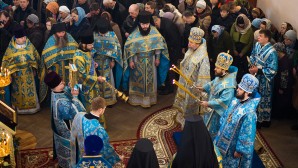 Metropolitan Hilarion of Volokolamsk celebrates Liturgy at Monastery of Nativity of the Virgin Mary in Kazan