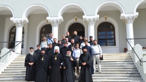 Делегация Русской Православной Церкви прибыла на Афон для участия в торжествах в честь великомученика и целителя Пантелеимона