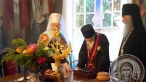 На Афоне торжественно отметили 100-летний юбилей игумена Пантелеимонова монастыря схиархимандрита Иеремии
