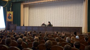 Chairman of the Department for External Church Relations delivers lecture at the Moscow Theological Academy
