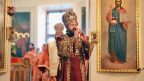 С Божественной литургии в Свято-Троицком соборе Данилова монастыря начались торжества по случаю 70-летия Отдела внешних церковных связей Московского Патриархата