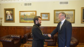 Metropolitan Hilarion meets with Russia’s ambassador to Poland
