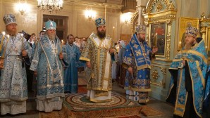 His Beatitude Metropolitan Rastislav celebrates All-Night Vigil at Representation of the Orthodox Church of Czech Lands and Slovakia in Moscow