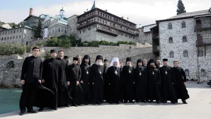 Une délégation de l’Église orthodoxe russe au Mont Athos