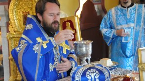 Metropolitan Hilarion of Volokolamsk celebrates Divine Liturgy at Holy Protomartyr Catherine Church in Rome