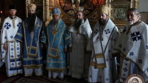 Состоялось рукоположение во иеромонаха новоизбранного игумена Русского на Афоне Пантелеимонова монастыря