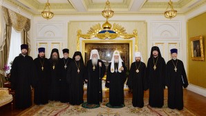 Состоялась встреча Предстоятеля Русской Православной Церкви с Блаженнейшим Митрополитом всей Америки и Канады Тихоном