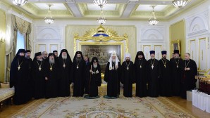 Состоялась встреча Святейшего Патриарха Кирилла со Святейшим и Блаженнейшим Католикосом-Патриархом всея Грузии Илией II