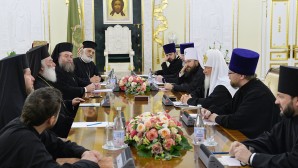 Состоялась встреча Святейшего Патриарха Кирилла с Блаженнейшим Патриархом Александрийским Феодором