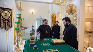 LE RESPONSABLE DE LA DIRECTION DES ETABLISSEMENTS DU PATRIARCAT DE MOSCOU A L’ETRANGER A VISITE L’EGLISE RUSSE DE LA PENINSULE ARABIQUE