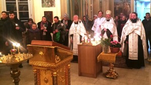 On fortieth day after demise of Archimandrite Alexander (Pihach) his memory was celebrated at Moscow representation of Orthodox Church in America