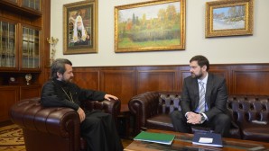 Митрополит Волоколамский Иларион встретился с руководителем Федерального агентства по делам национальностей И.В. Бариновым